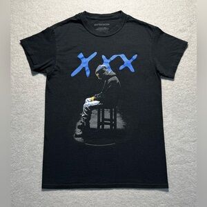XXXTentacion T-Shirt Men’s Small Black Hip Hop Rap Graphic Cotton Tee
